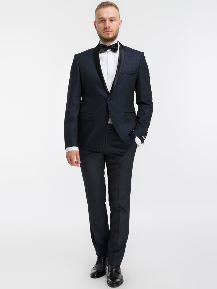 Темно-синий смокинг Premium Tuxedo (DRESS CODE BLACK TIE)